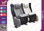 Sound Absorbing Indoor Novel Design Grey Cinema Theater Chairs With PU Molded