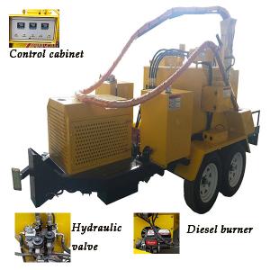 China Asphalt Road Crack Repair Machine With 500L Hot Melt Kettle wholesale