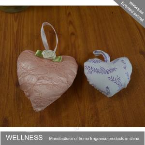 China Heart Shaped Scented Potpourri Bag , Natural Fruit And Flower With Scented Fragrance Oil wholesale