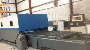 China Close Cover Cnc Laser Steel Cutting Machine 380V 50Hz/ 60Hz Acid Wash Plate wholesale