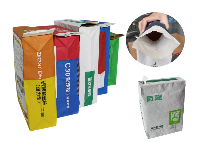 15kg 20kg 25kg Corn Syrup Pasted Valve Bags Potato Starch Valve Bag