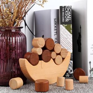 China Children'S Montessori Wooden Moon Balance Building Blocks wholesale