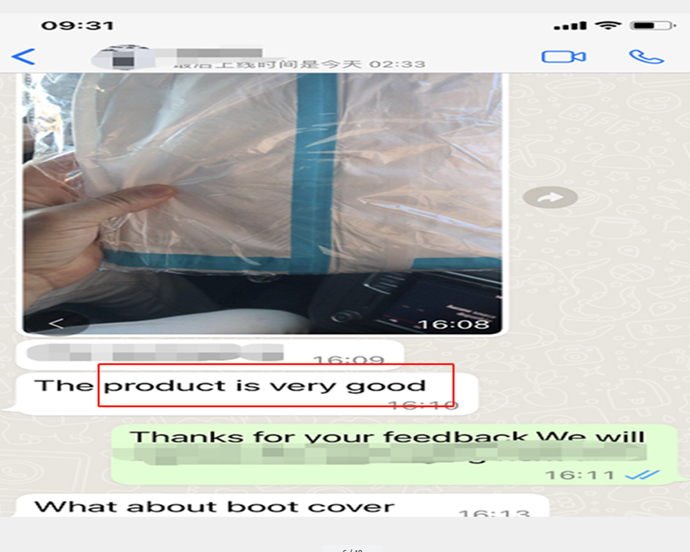 OEM Disposable Isolation Gown With Back Tie