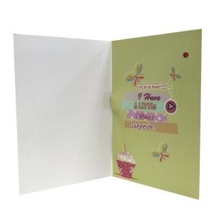 China A6 Musical Greeting Cards Voice Sticky Greeting Cards With Sound wholesale