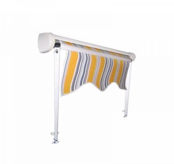 Patio Waterproof Windproof UV Resistence Aluminium Retractable Awning With Drop Arm
