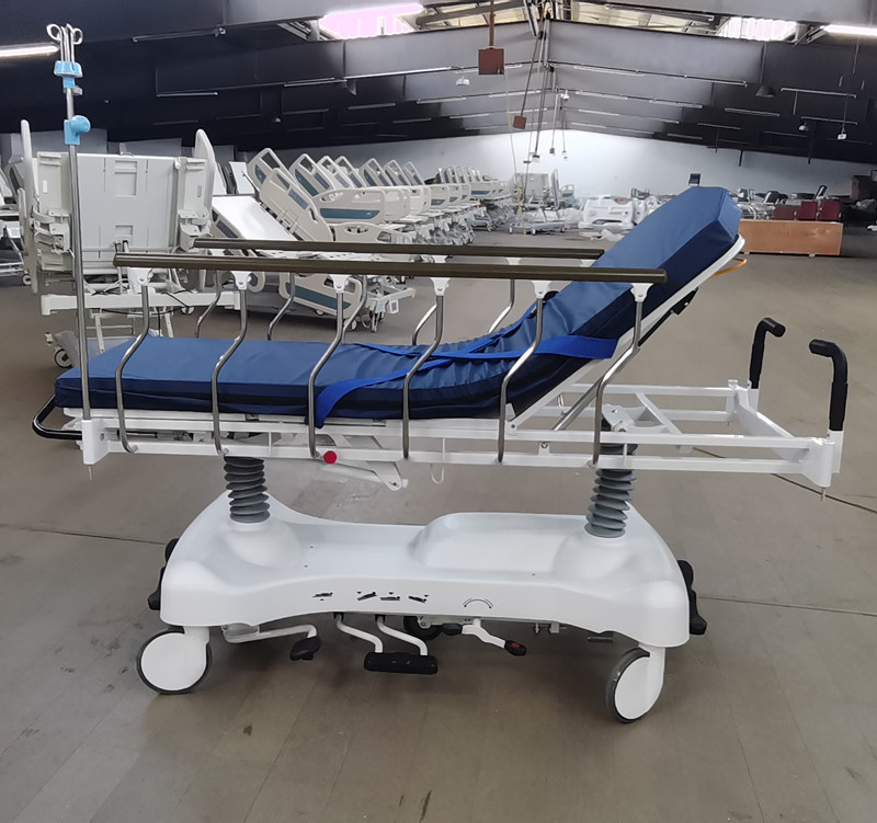 X-Ray Transparent Patient Transport Stretcher Full-Body Radiolucent For CT/MRI Compatibility