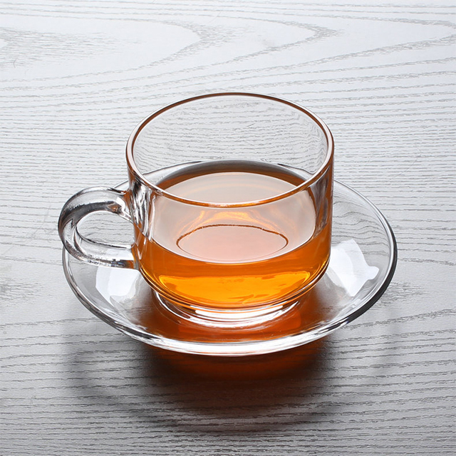 High Quality 5OZ Clear Transparent 150ml Coffee Mug Tea Glass