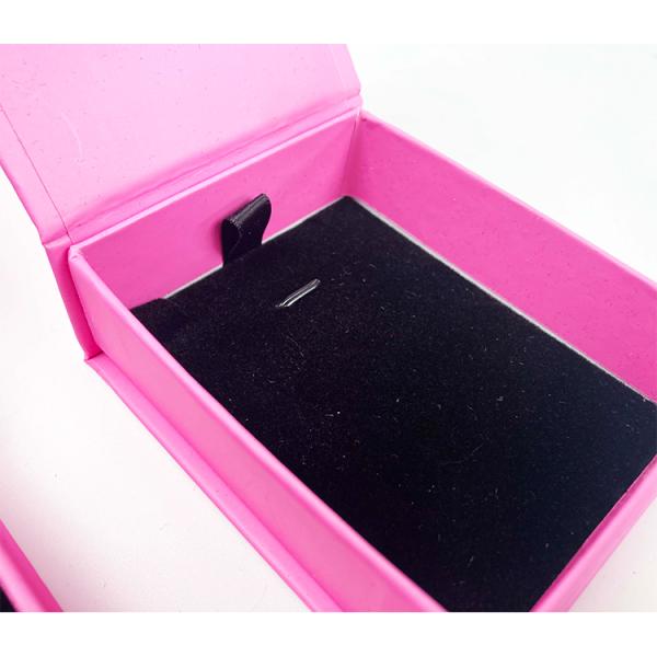 Custom Logo Printed Cardboard Jewelry Necklaces Ring Magnetic Closure Box For Gift Packaging