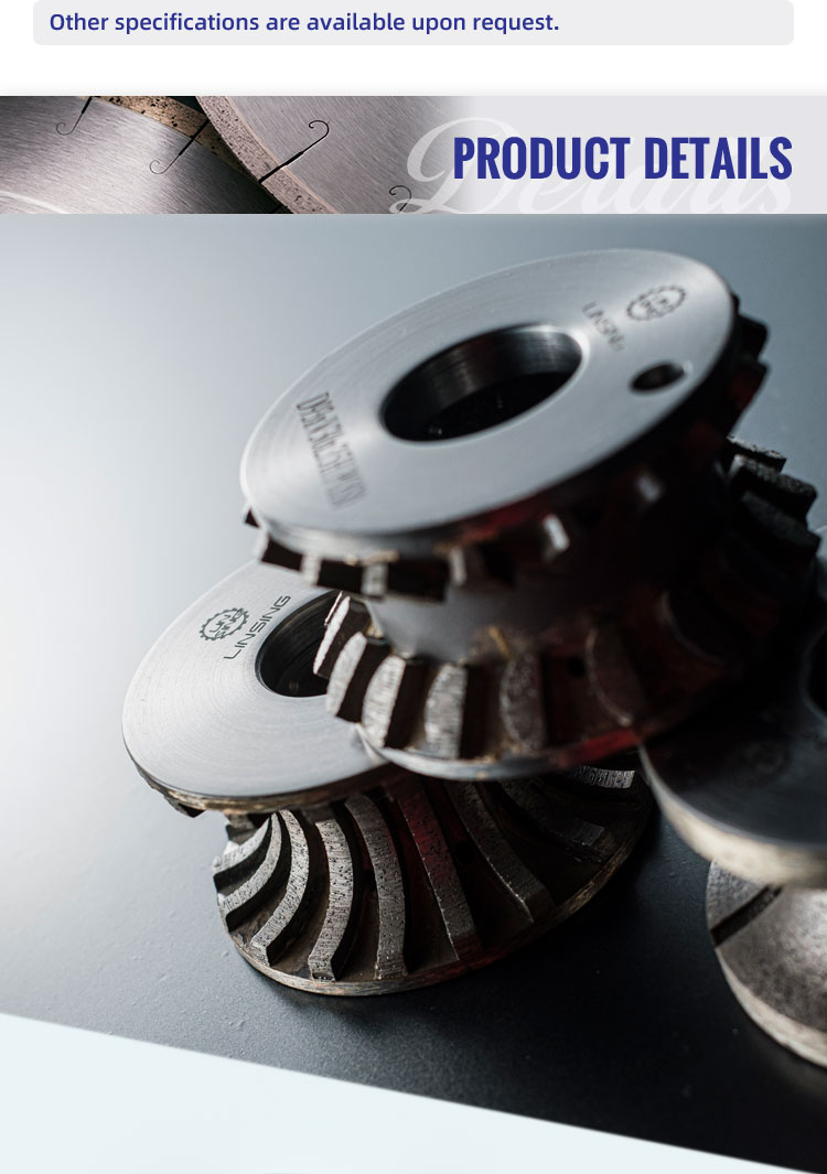 Top-Notch A Grade Diamond Tools for Profiling Wheels Vacuum Brazed Stone Granite Marble