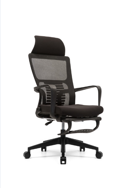 Black High Back Mesh Arm Chair 100mm-70mm Gas Lift Breathable