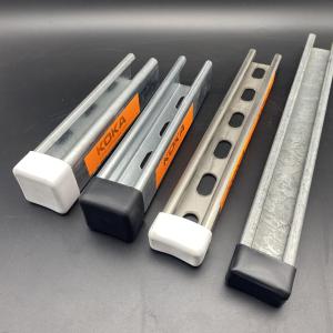 China Colorful Strut Cover 41x41 41x21 PVC Plastic Strut Channel End Caps wholesale