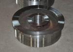 Large Capacity Transfer Cart Accessories Steel Rails Single Flanged Track Wheels