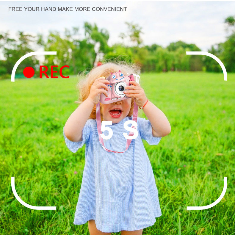 Playing Function Kids Digital Camera for Kids ABS Material Best Birthday Festival Gift