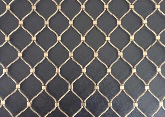 YT Stainless Steel Garden Fence , Diamond Mesh Wire Fence For Green Plants