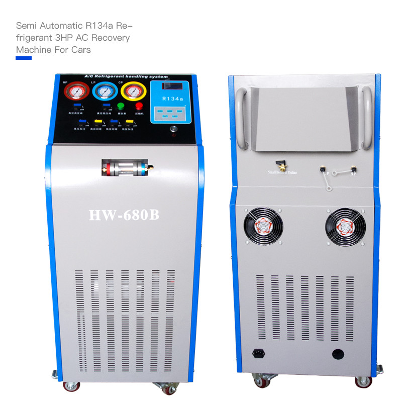 4HP Car AC Service Station 650g/Min Car Aircon Service Semi Automatic