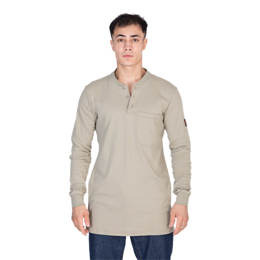 CFR Work Shirt Flame Resistant FRC T Shirt NFPA2112 CAT2 Certified