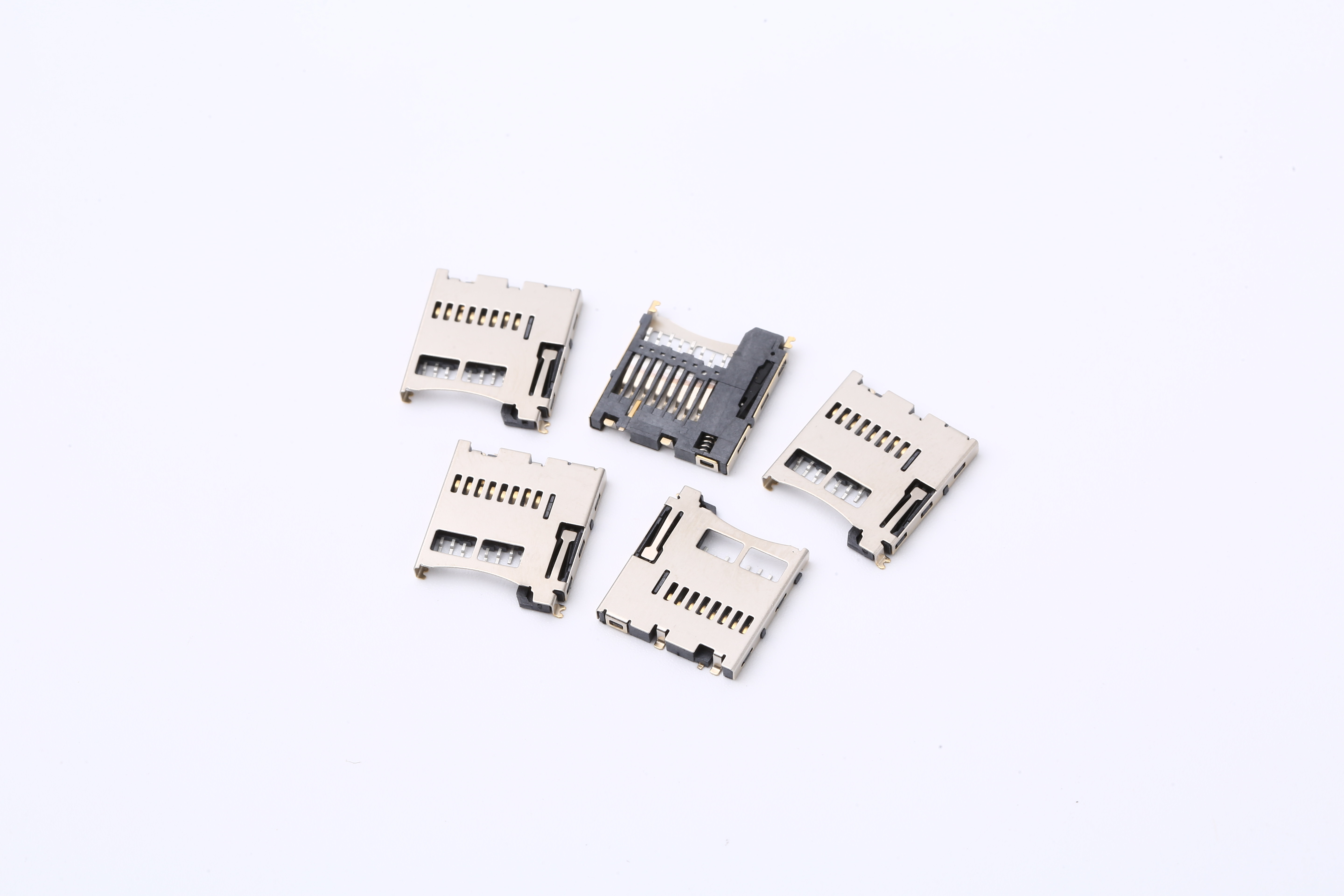 Push Push Female Micro SD Card Connector LCP T Flash Socket 9 Pin
