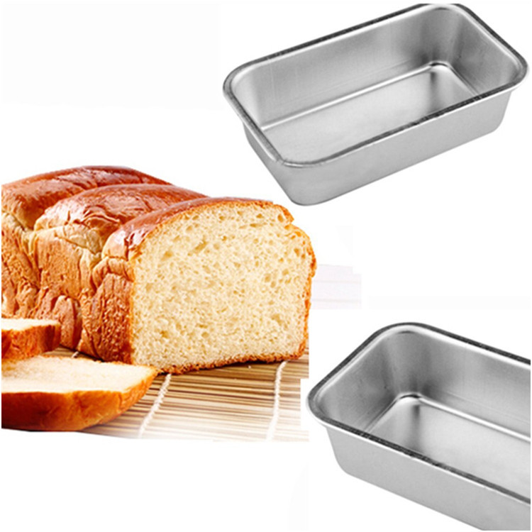 RK Bakeware China Foodservice NSF 600g Nonstick 4 Straps Farmhouse White Sandwich Bread Pan