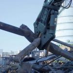 Double Cylinder Excavator Hydraulic Shear For 30 Ton 35 Ton Excavator