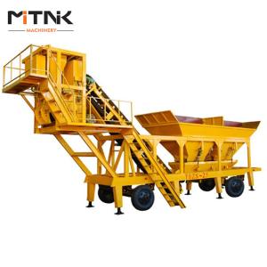 China 25m3/h Mobile concrete batching plant for sale,mobile concrete plant price wholesale