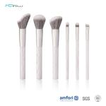 10pcs Angular Natural Hair Makeup Brush For Girls