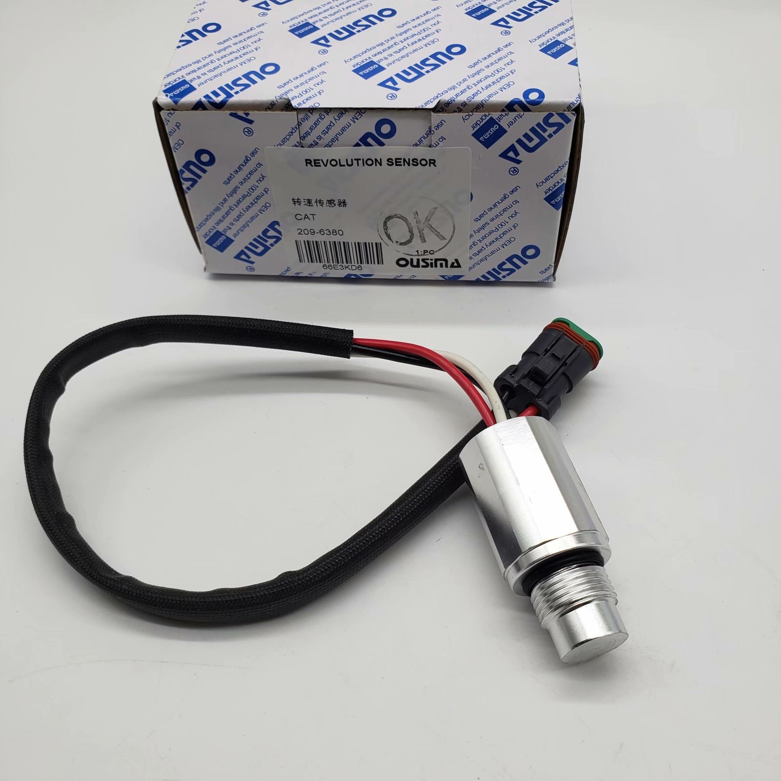 OUSIMA Revolution Sensor 209-6380 2096380 For Excavator Parts