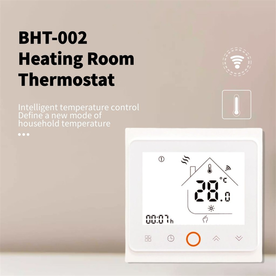Smart Switch for Heating Thermostat of Gas Wall-hung Boiler Can Be Used With Wi-Fi Digital Programmable Thermostat