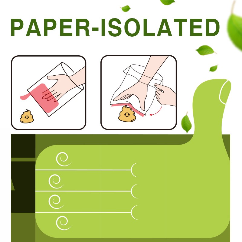 Printed Biodegradable Custom Products for Dogs Unscented Printed dog poop bags dispenser custom printed