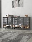 15mm MDF Wooden Large Capacity Shoe Cabinet Rack Heatproof Woodgrain