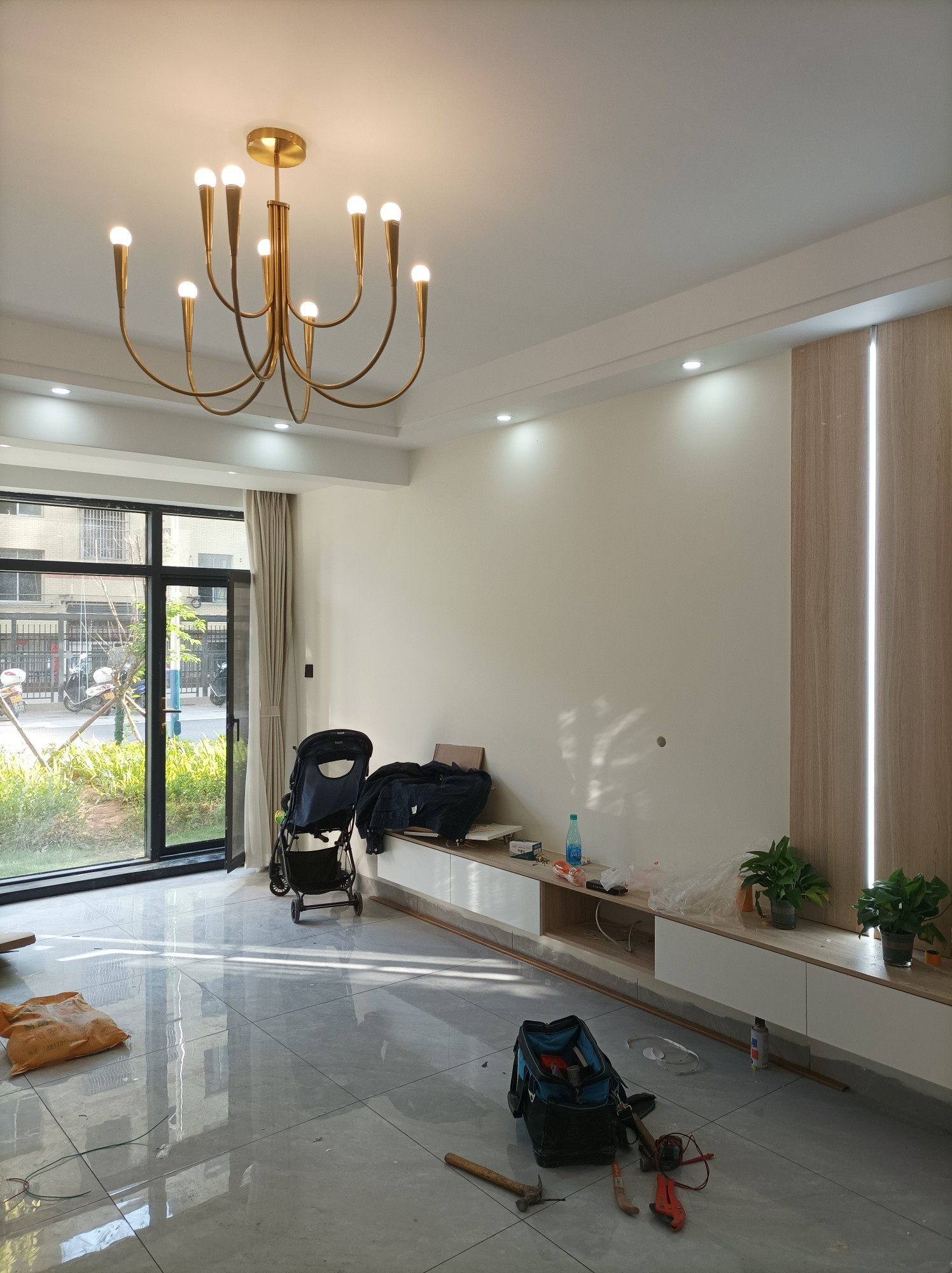 Retro Style Swoop Arm Chandelier Living Room Luxury American pendant lamp best lighting(WH-AP-570)