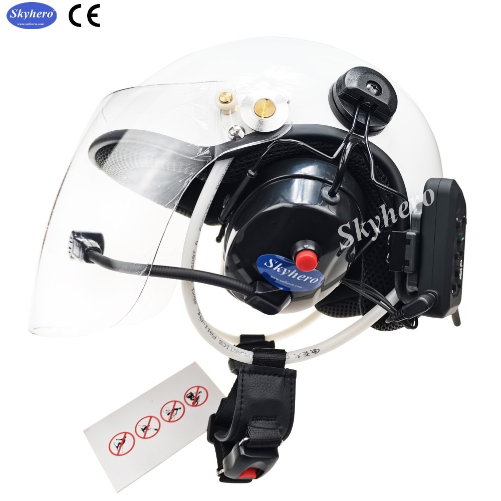 EN966 Bluetooth paramotor helmet 4 colors 4 size factory directly sale paratrike helmet ,powered hang gliding helmet