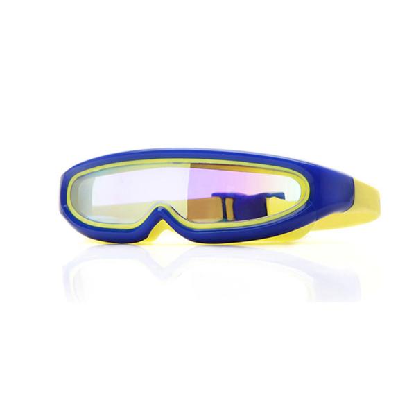 PC Lenses Sport Big Frame Eyecup No Leaking Anti Fog Triathlon Swim Goggles With For Kids Fashionable Swimming Goggles