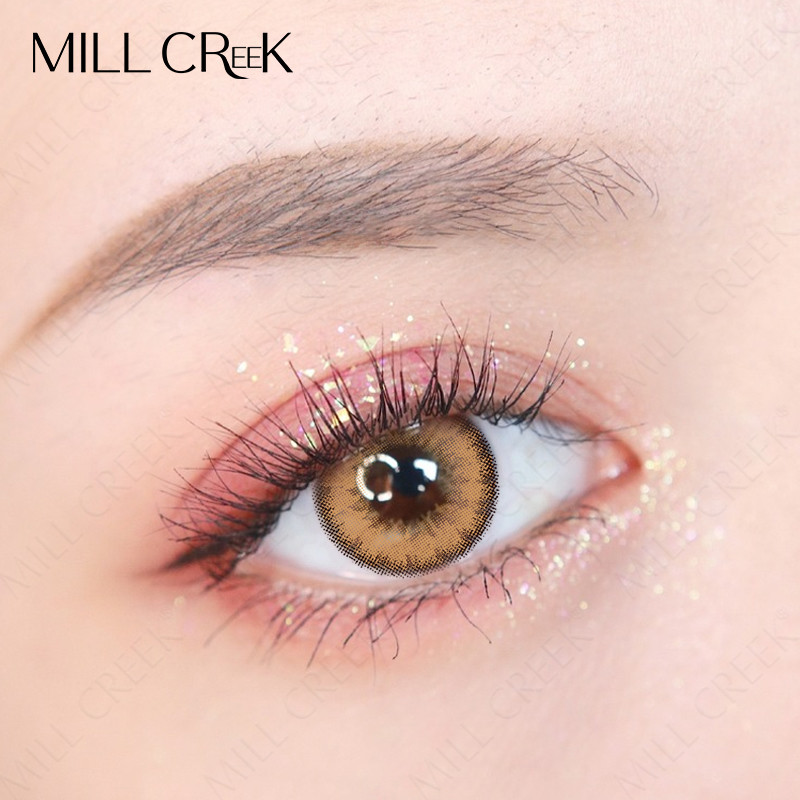 Daily Colored Prescription 14.5 Mm Contact Lenses Saint Laurent Green Pink Purple Brown
