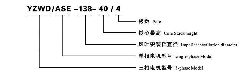 YZWD Three-phase Whole-type Outer Rotor Motor