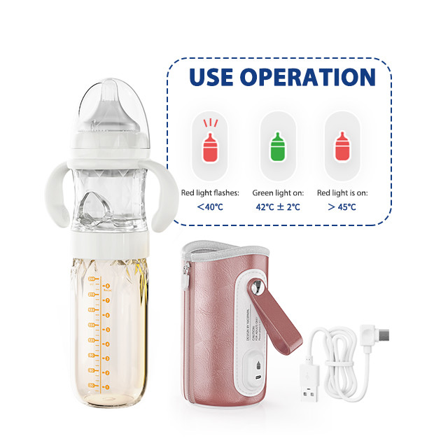 8 Oz 240Ml Formula Making Bottles Portable Anti Colic PPSU Baby Feeding Bottle