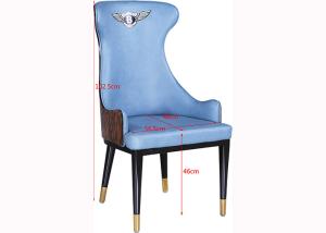 China Anti Rust 56.5cm 102.5cm Upholstered Modern Dining Chairs wholesale