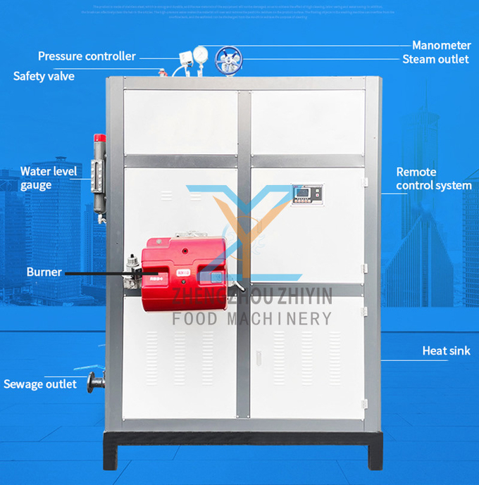 Automatic oil-gas steam generator Industrial food cooking greenhouse steam generator industrial boiler