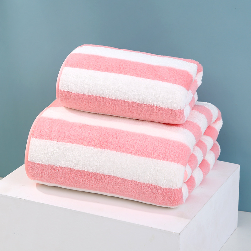 Thickened Coral Velvet Beach Towel 32*32cm/ 35*75cm/ 70*140cm/ Custom for Hotel Guests