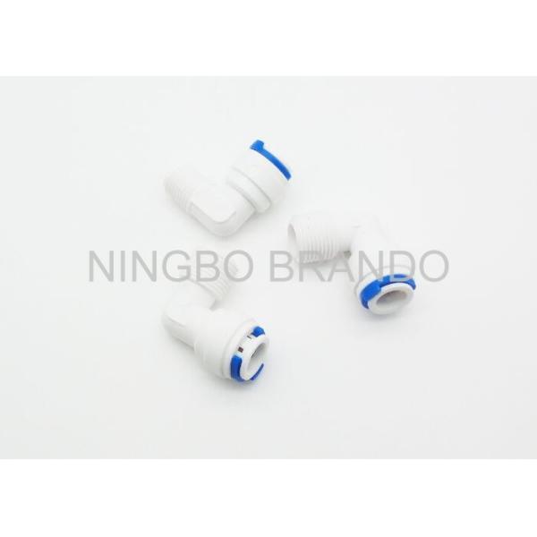 Plastic Quick Connect Pneumatic Fittings / 2 Way Pneumatic Tube Fittings