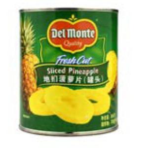 China Canned Pineapple In Syrup Canned Fruits Vegetables 567g 3kg wholesale