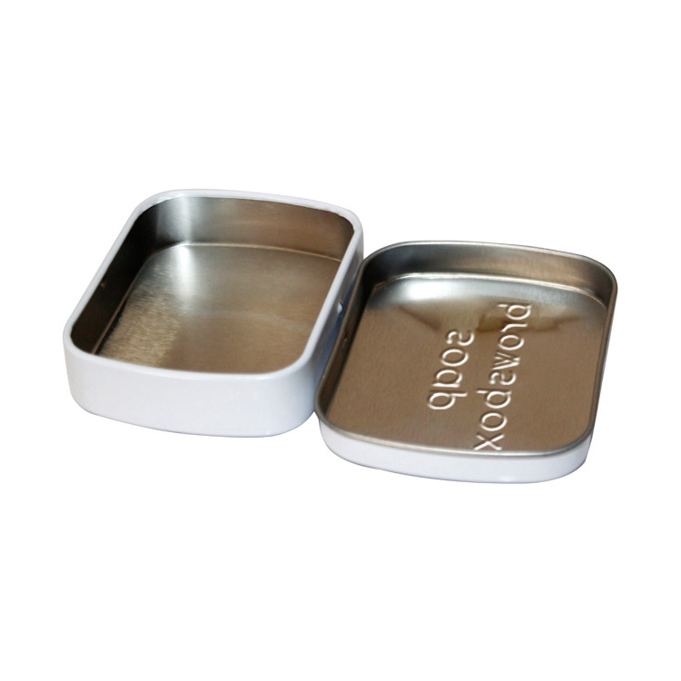 Mini Hinged Candy Metal Tin Box Wholesale Mint Tin Containers with Lids Small Metal Case