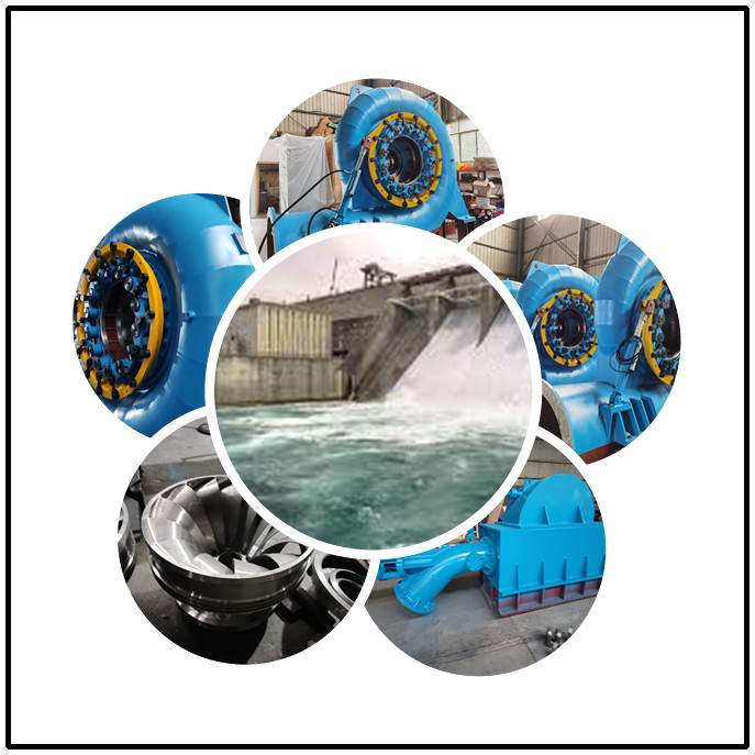 Highly Durable Water Turbine Generator Regular Maintenance Required Over 30 Years Life Time 0.1 Flow