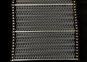 China 316 Stainless Steel Chain Mesh Conveyor Belt For Advertising Company wholesale