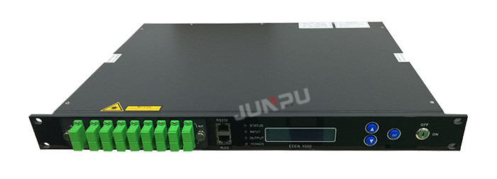 16 Port FTTH GPON WDM EDFA 1550nm Optical Amplifier FTTX 13~23dBm