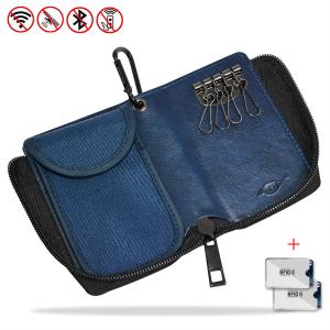 China Portable Faraday Car Key Holder Pouch House Keys Card Case Nylon Material wholesale