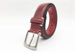 Women'S Fashion Leather Jeans Dress Belt With Metal Pin Buckle For Business And