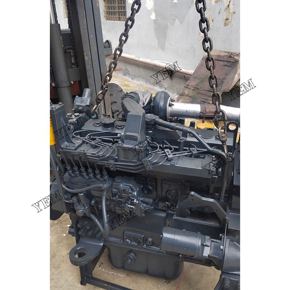 ISO9001 Durable Komatsu PC200-6 Engine , 6D95 6D95L Komatsu Excavator Parts