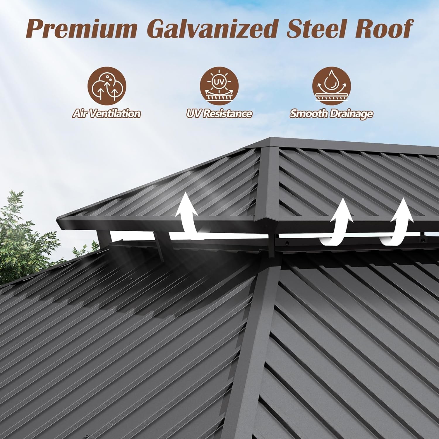 Aluminum Solid Roof Gazebos Crafting Timeless Outdoor Sanctuaries