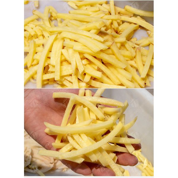 Small commercial vegetable cutting machine Vegetable and melon slicing, slicing and slicing machine