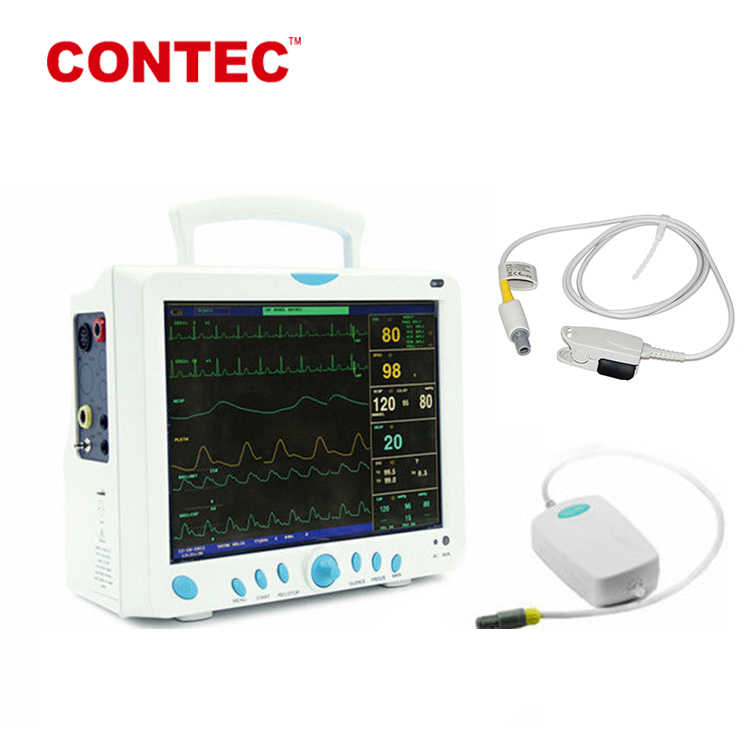 12.1'' TFT Color LCD Portable Multiparameter Monitor First Aid Devices